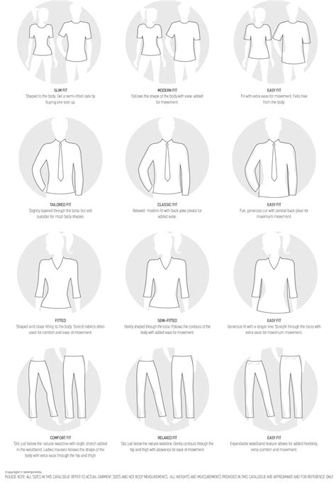 Clothing Size Guide How To Choose Correct Size