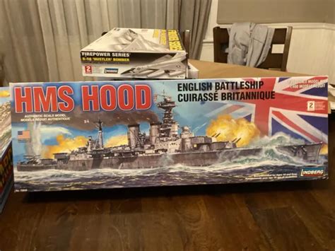 LINDBERG HMS Hood English Battleship Model Kit NEW SEALED PicClick