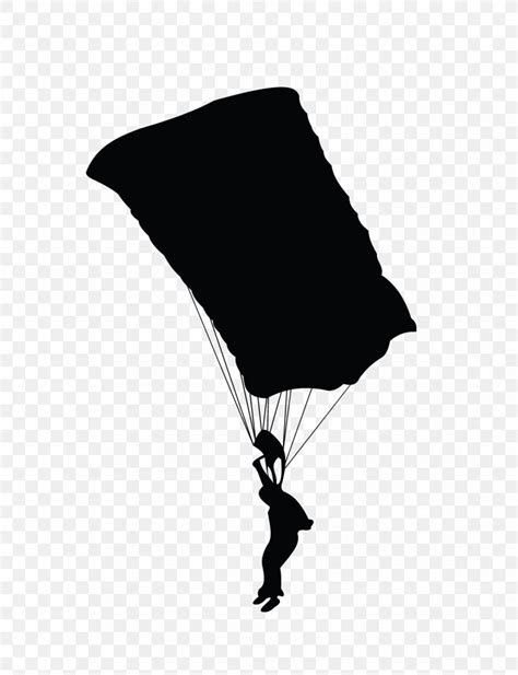 Parachute Parachuting Silhouette Png 1133x1477px Parachute Black
