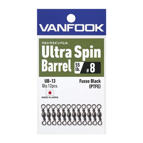 Ultra Spin Barrel Vanfook Premium Japanese Fishing Hook Brand