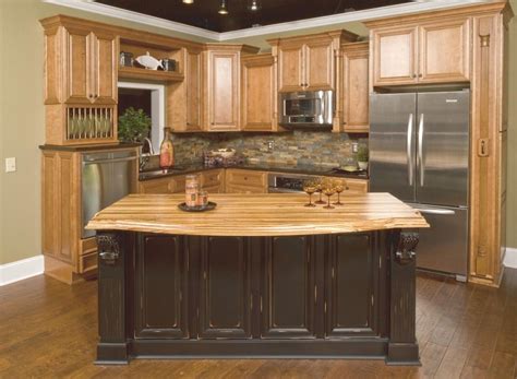 An ageless look of old world charm can be created by simply distressing your kitchen cabinets. Interior Design Ideas, Cool Vintage Onyx Distressed Finish ...