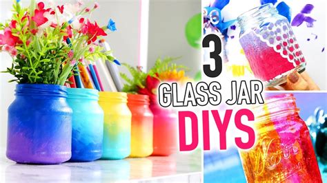 3 Diy Ways To Transform Glass Jars Hgtv Handmade Youtube