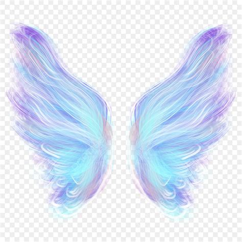 Glowing Cool Wings White Transparent Wings Angel Wings Glowing Cool