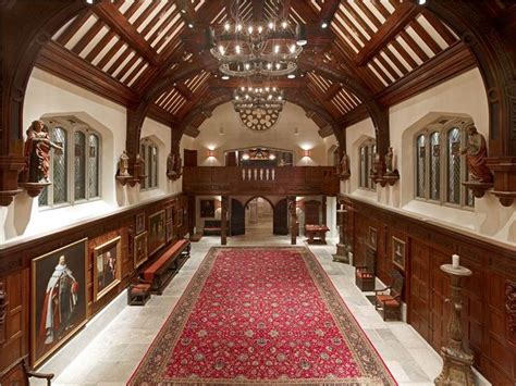 Entrance Hall Castle House Mansions Luxury Mansions