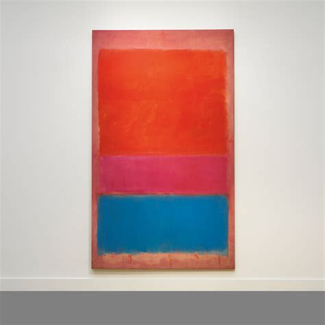 Mark Rothko Royal Red And Blue From 1954 Signed Titled 1 And Dated