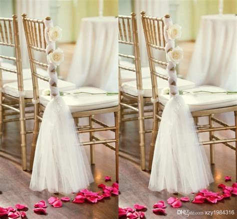 Wedding Chair Sashes With Flowers I Bet Account Photo Exhibition