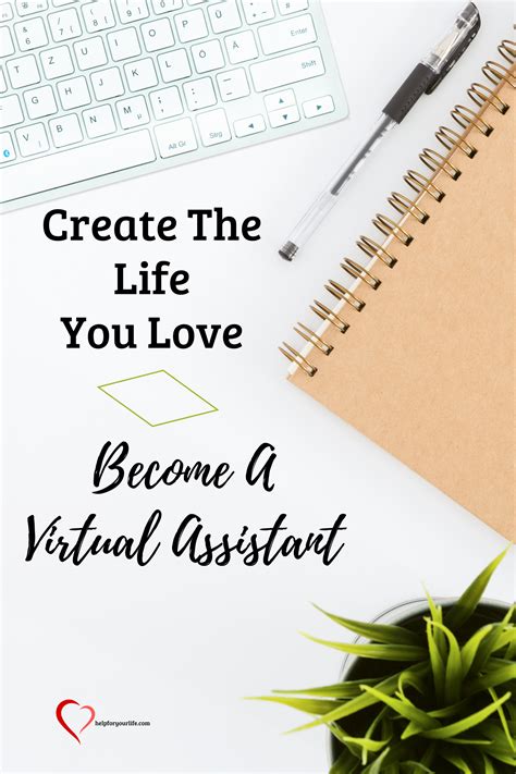Create The Life You Love-Become A Virtual Assistant | Virtual assistant, Virtual assistant jobs 