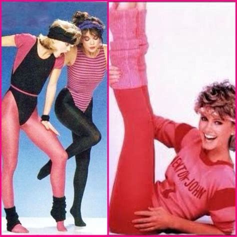 Olivia Newton John Let S Get Physical Workout Clothes And Leg Warmers So 1980s
