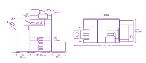 Personal Printers Dimensions And Drawings