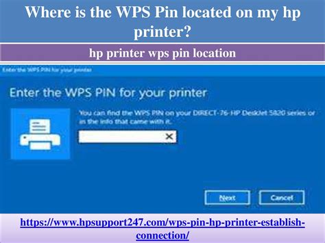 Where Is The Wps Pin Located On My Hp Printer Free Download Borrow