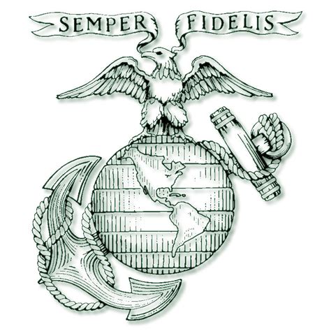 Marines Logo Drawing At Getdrawings Free Download