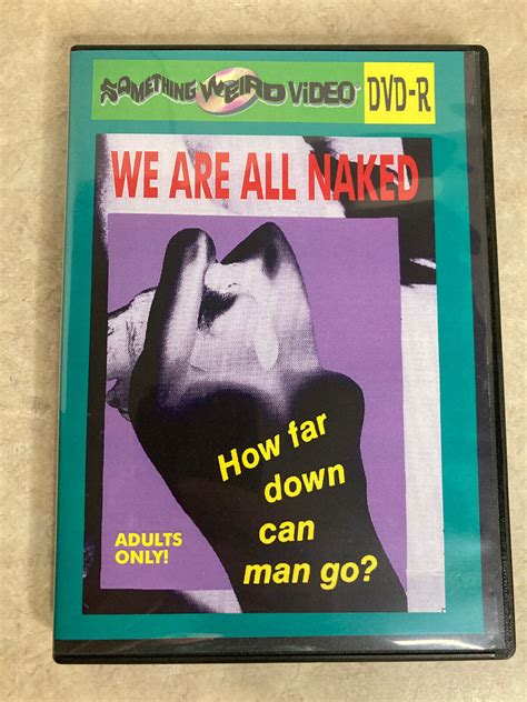 We Are All Naked Something Weird Dvd Naughty Vintage Explotation Film