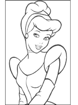 This page contains cinderella fairy godmother, carriage, castle, disney and glass slipper coloring pages printable for free download. Princess Cinderella Coloring Pages Ideas