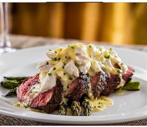 For this classic roast beef recipe, cremini or white mushrooms are delicious in the sauce. Beef Tenderloin with Lump Crabmeat, Asparagus and a Rich ...