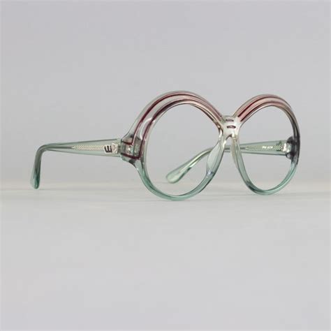 oversized vintage eyeglasses round 70s glasses cl… gem