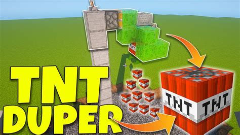 Minecraft Easiest Way To Tnt Duper Unlimited Tnt Duplication