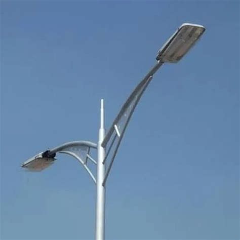 Mild Steel Dual Arm Street Light Pole At Rs 9000piece In Ahmedabad