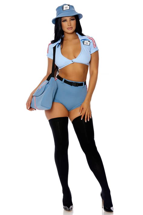 Keep Me Posted Costume Sexy Postal Worker Costume