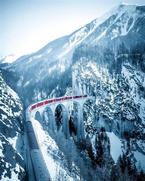 The Glacier Express Winter Travel Travel Scenic Railroads