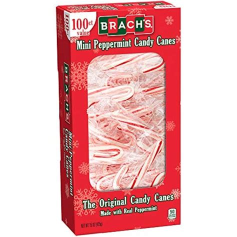 Brachs Mini Peppermint Individually Wrapped Candy Canes 100