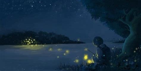 Ghim Của Toshiro Tatsu Trên Fireflies Phong Cảnh Anime Hiện đại