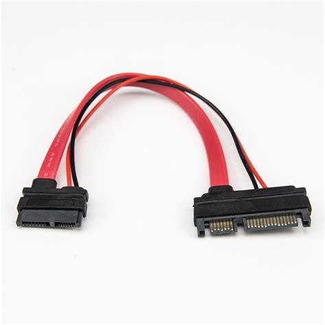 6in Slimline Sata To Sata Adapter With Power Fm Rocstor