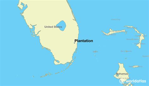 Where Is Plantation Fl Plantation Florida Map