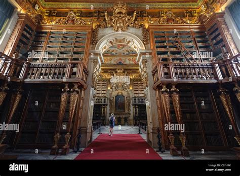 Coimbra Universitys 18th Century Baroque Library Biblioteca Joanina In