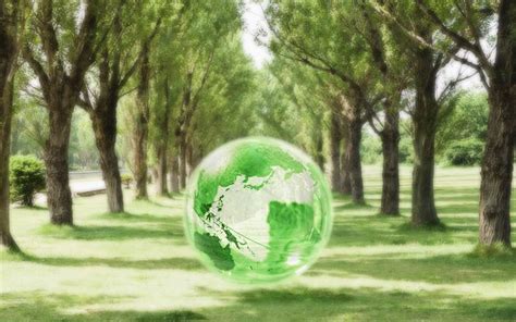 Descargar Fondos De Pantalla Ecología Planeta Verde Planeta Limpio