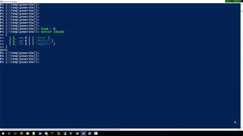 How To Use Switch In Powershell Youtube