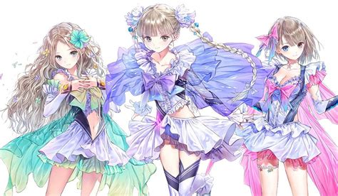 Blue Reflection Art Gallery Featuring Characters And Concept Art From