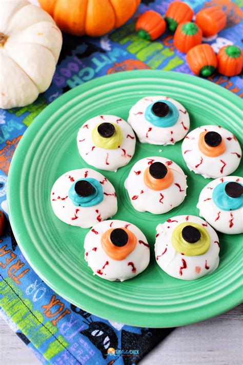 Halloween Eyeball Cookies Recipe The Rebel Chick