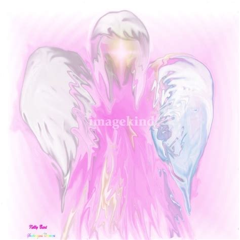 Pink Angel By Kelly Burt Angel Posters Angel Art Angel