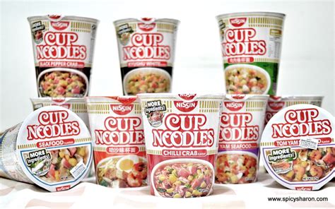 All Slurps On The 10 Nissin Cup Noodles Flavours. - Spicy Sharon - A