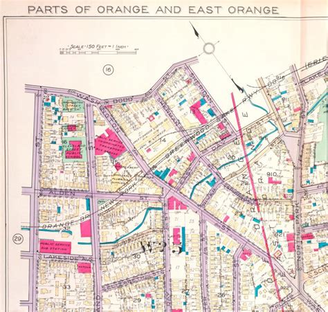 Atlas Of East Orange Orange And West Orange Essex County New Jersey