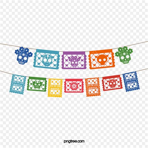 Mexican Festival Vector Art Png Day Of The Dead Festival Paper Cut