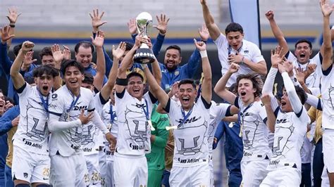 Campeón Pumas se corona en la Sub 18 tras vencer a Rayados TUDN
