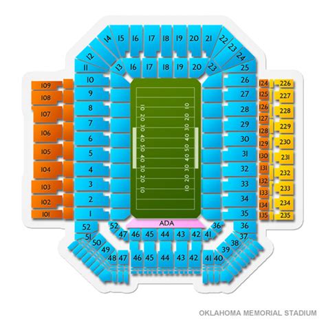 Oklahoma Memorial Stadium Tickets Oklahoma Memorial Stadium Seating