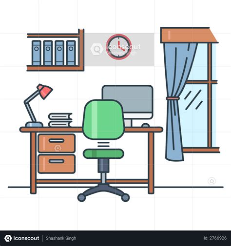 Best Premium Study Room Illustration Download In Png And Vector Format
