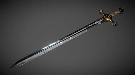 Long Sword Download Free 3d Model By Multipainkiller Studio