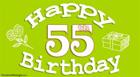 Unique List Of Happy 55 Birthday Wishes And Greetings