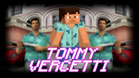 Random Minecraft Skin Tommy Vercetti Youtube