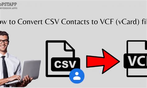 How To Convert Csv Contacts To Vcf Vcard File