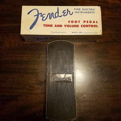 Fender Foot Pedal Tone And Volume Control 1946 1968 Chrome Reverb