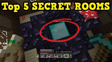 Minecraft Xbox 360 Ps3 Top 5 Secret Mansion Rooms Youtube