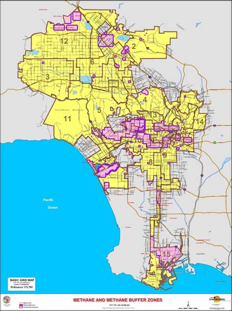 Methane Buffer Zone Map Of Los Angeles Geo Forward