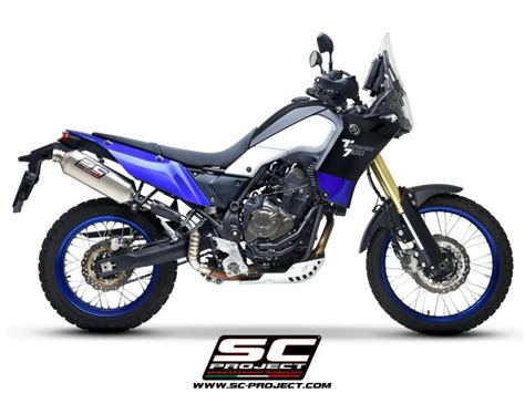 Rally Raid Exhaust By Sc Project Yamaha Tenere 700 2020 Y28 H100t