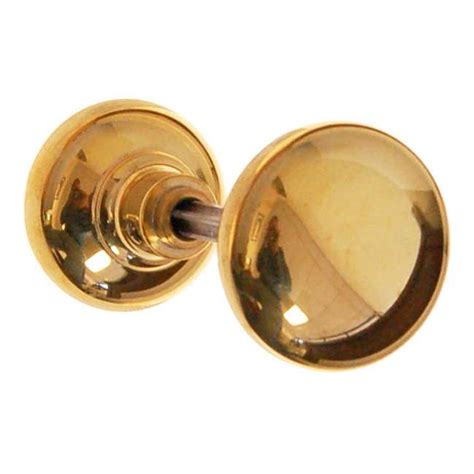 Historic Houseparts Inc Brass Knob Pairs Classic Doorknob Pair With Spindle Multiple