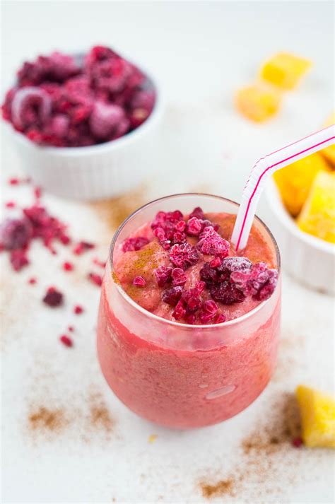 Raspberry Mango Smoothie Kitschen Cat