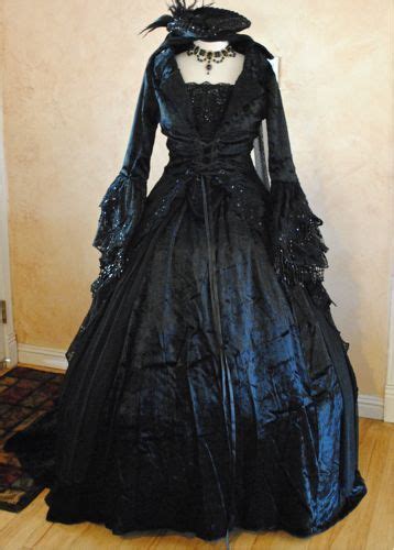 Masquerade Ball Gowns Black Gothic Victorian Masquerade Dress In